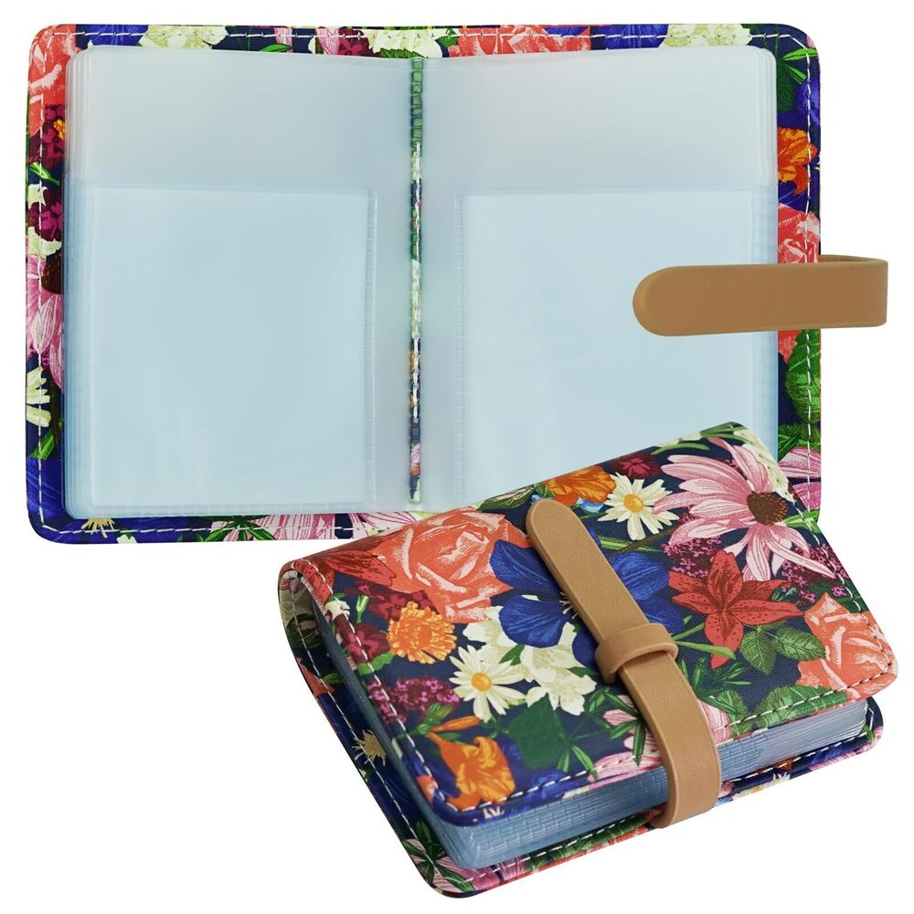 1817 Credit Card Holder with 40 Suitable Slot, ID Card Case PU Leather
